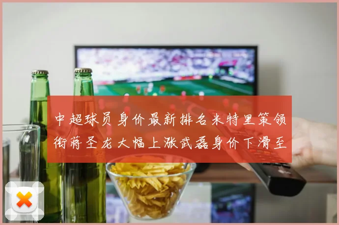 中超球员身价最新排名米特里策领衔蒋圣龙大幅上涨武磊身价下滑至50万