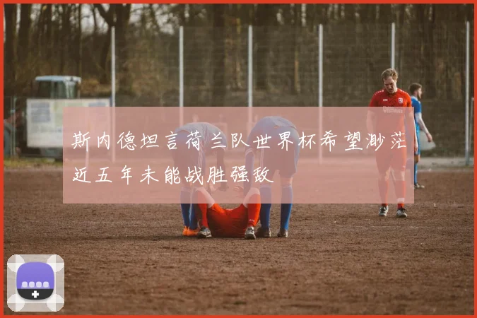 斯内德坦言荷兰队世界杯希望渺茫近五年未能战胜强敌